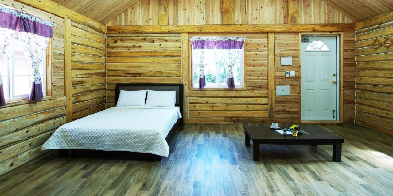 مدينة سيوجويبو Jeju Joa Log Pension المظهر الخارجي الصورة